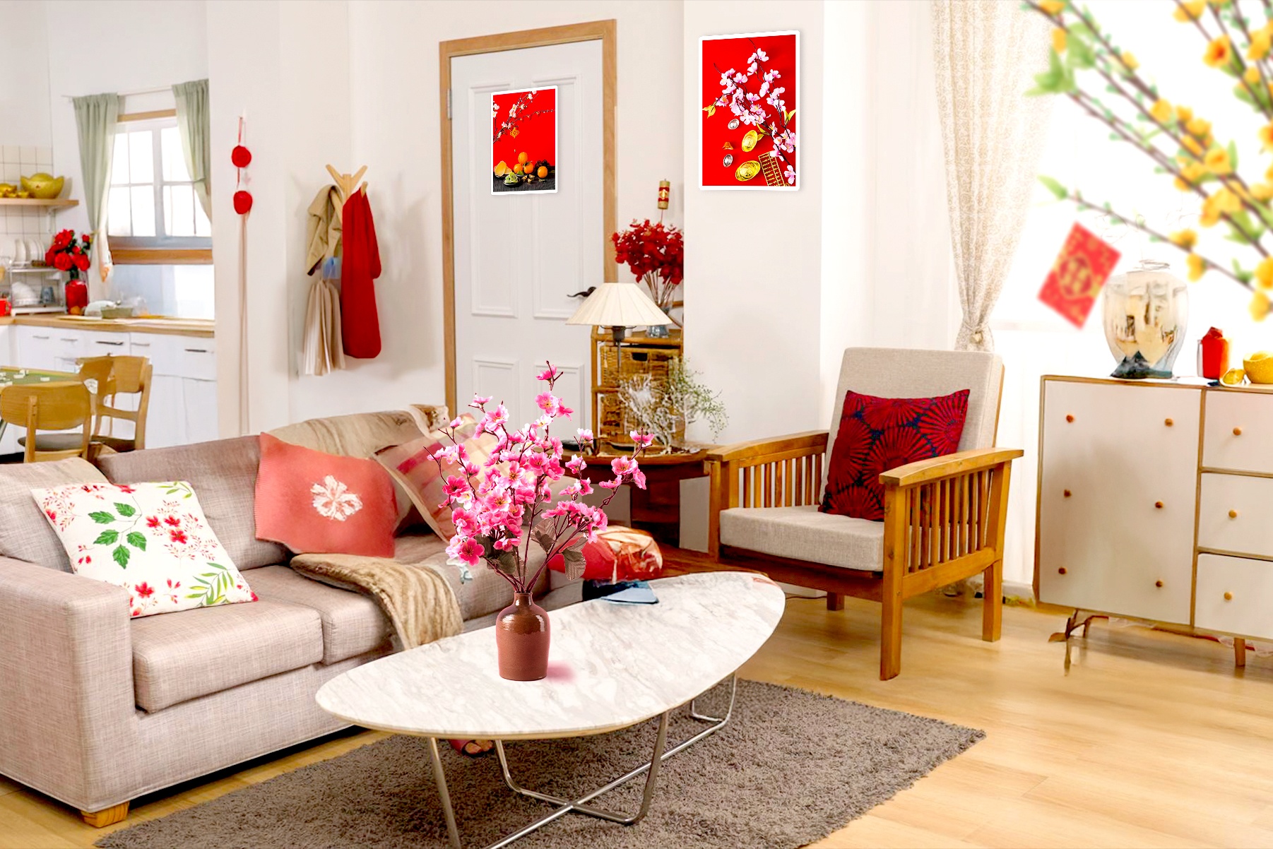 Bi kip vuot ai don nha nhe nhang, don nam moi sang hinh anh