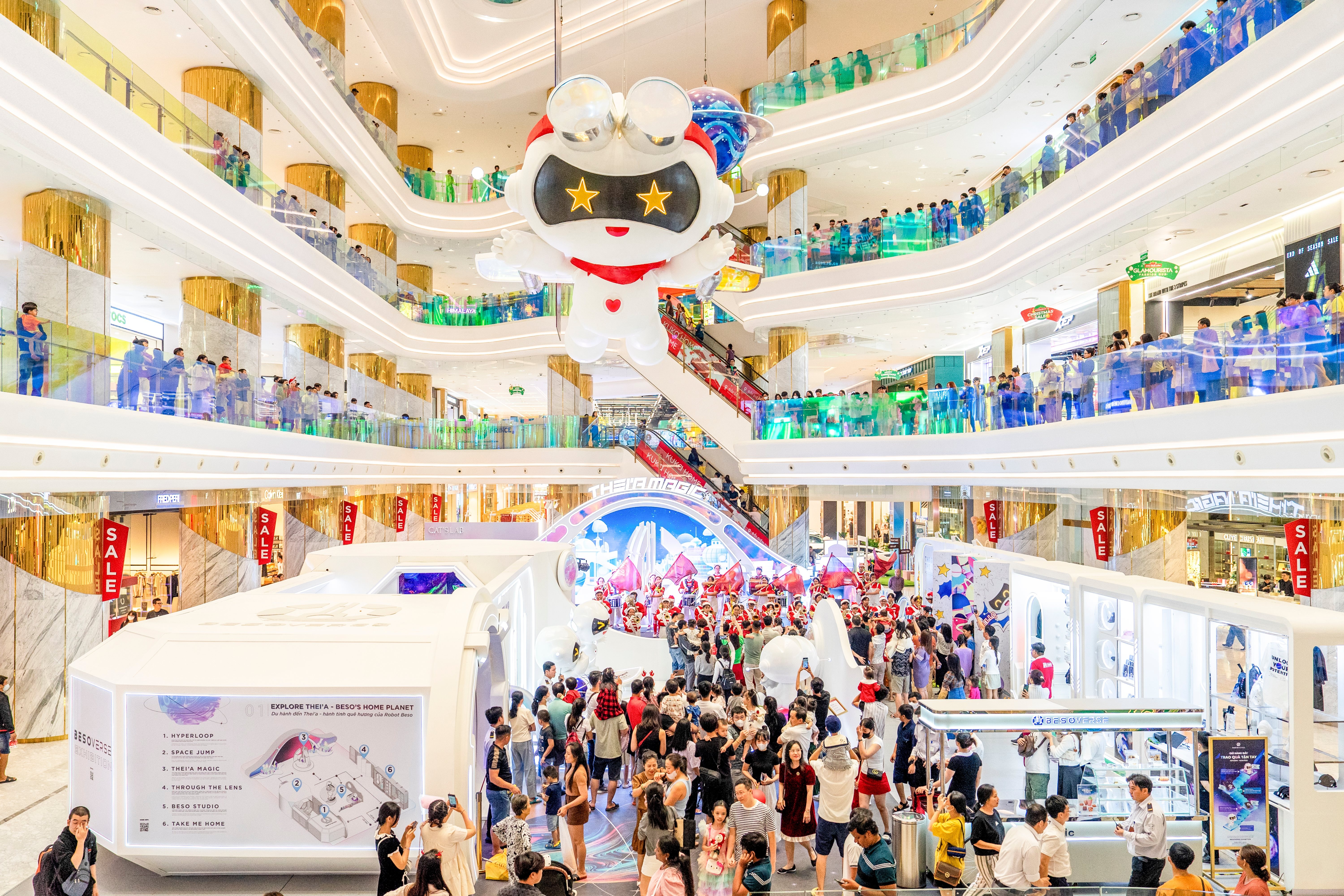 Hon 1 trieu khach hang mua sam tai Thiso Mall dip cuoi nam hinh anh