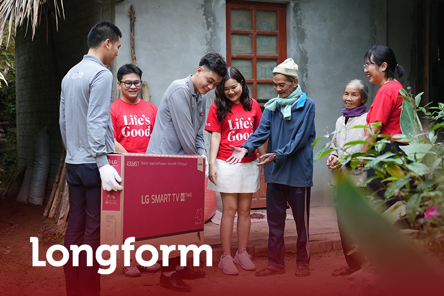 LG mang khong khi doan vien 'Tet Nhat' ve thon ban hinh anh