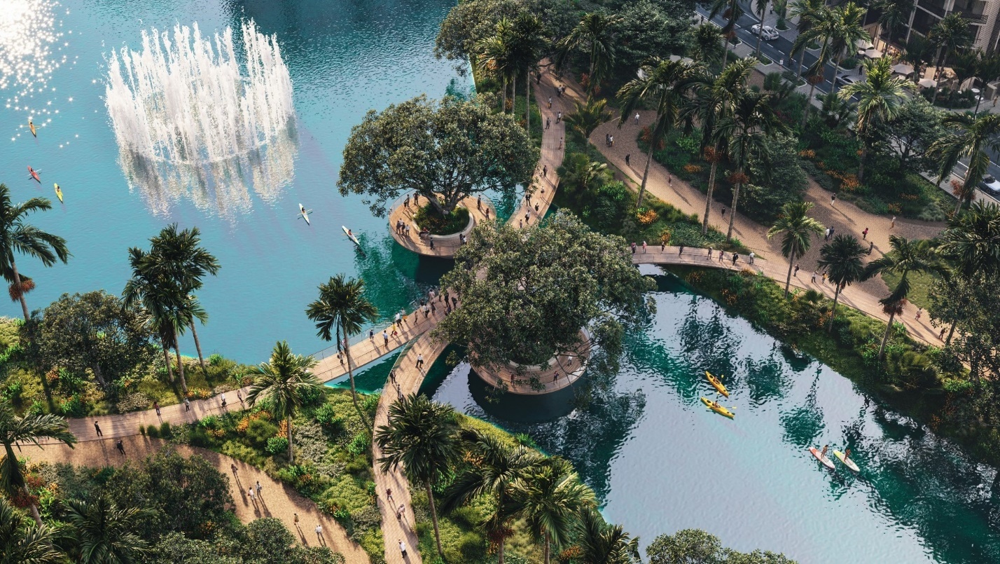 Triet ly do thi vi nhan sinh tao nen do thi ben vung o The Global City hinh anh