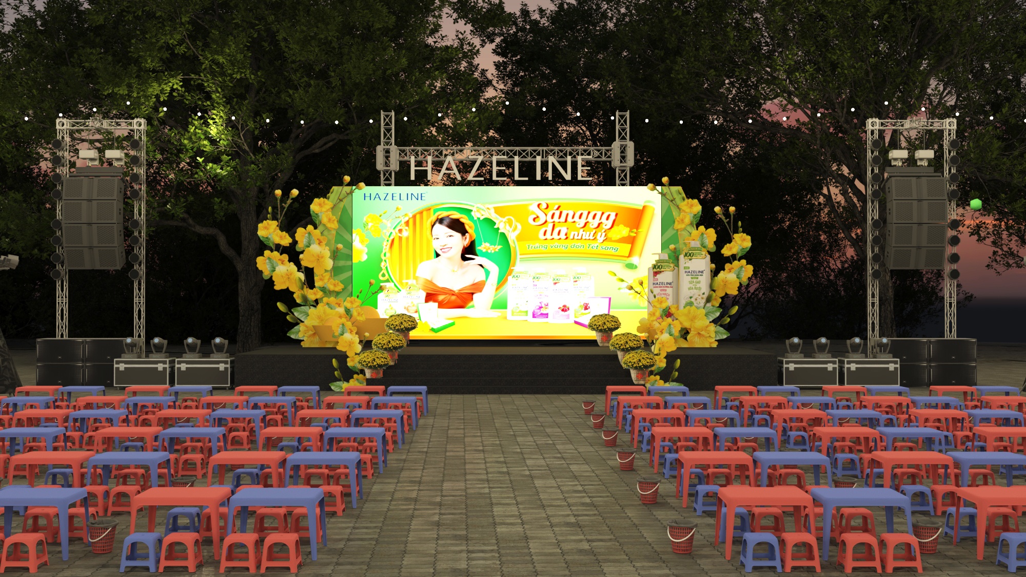 Hazeline,  lo to Can Tho anh 8