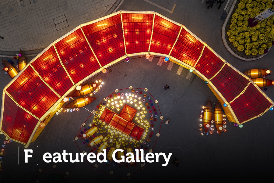 Dem phuong Dong huyen dieu trong le hoi den long quoc te Ocean hinh anh