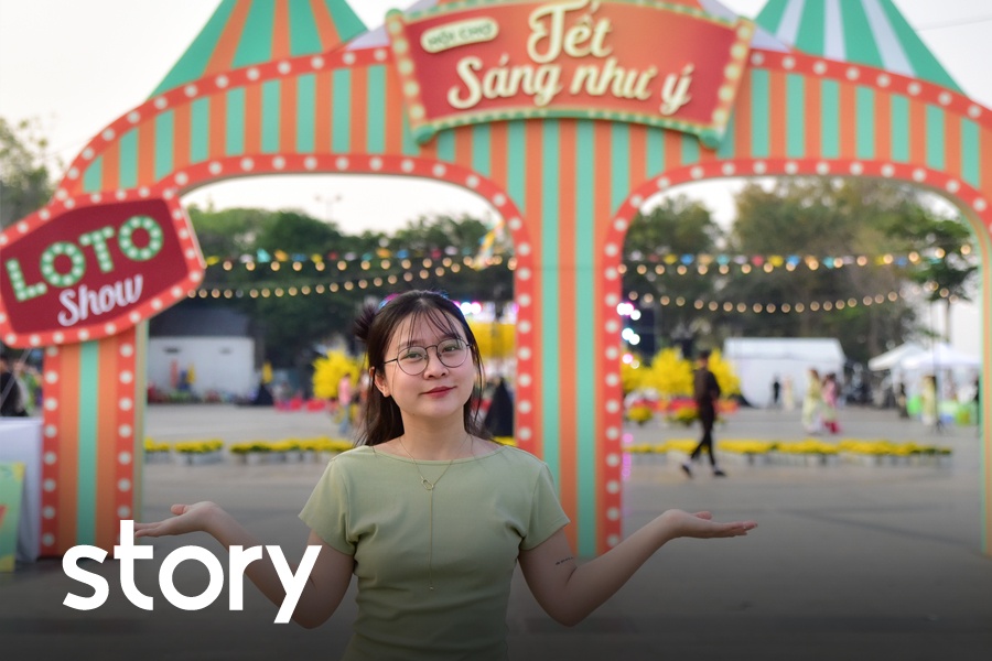 Tham gia tro choi cau 'Tet sang da nhu y' o hoi cho Hazeline Can Tho hinh anh