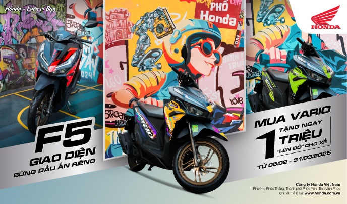 Honda Vario 125/160,  F5 giao dien,  bung dau an rieng anh 3