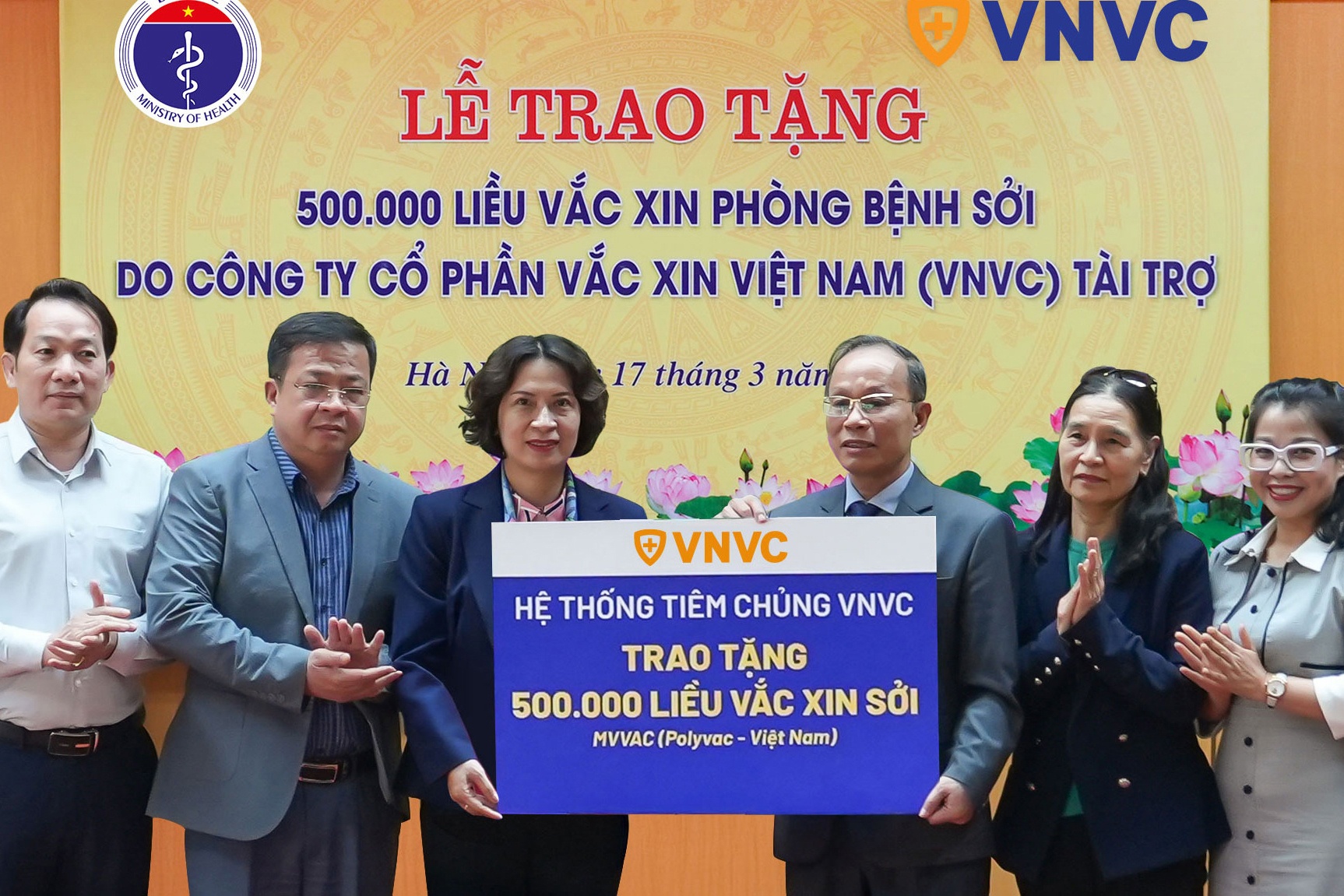 He thong tiem chung VNVC tang Bo Y te nua trieu lieu vaccine soi hinh anh