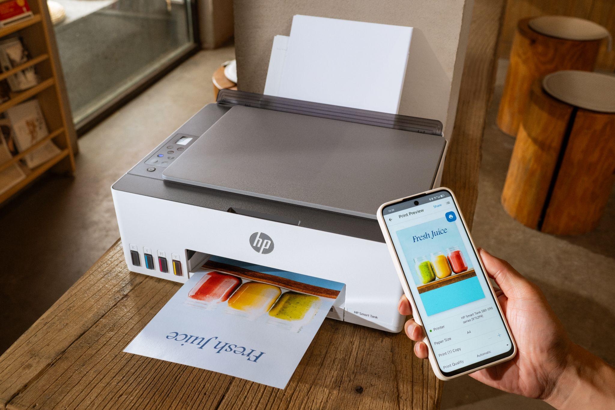 Nang tam thuong hieu voi cong nghe in thong minh tu HP Smart Tank 580 hinh anh