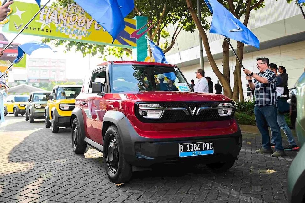 VinFast ban giao 400 xe VF 3 tai Indonesia chi sau 2 thang mo ban hinh anh