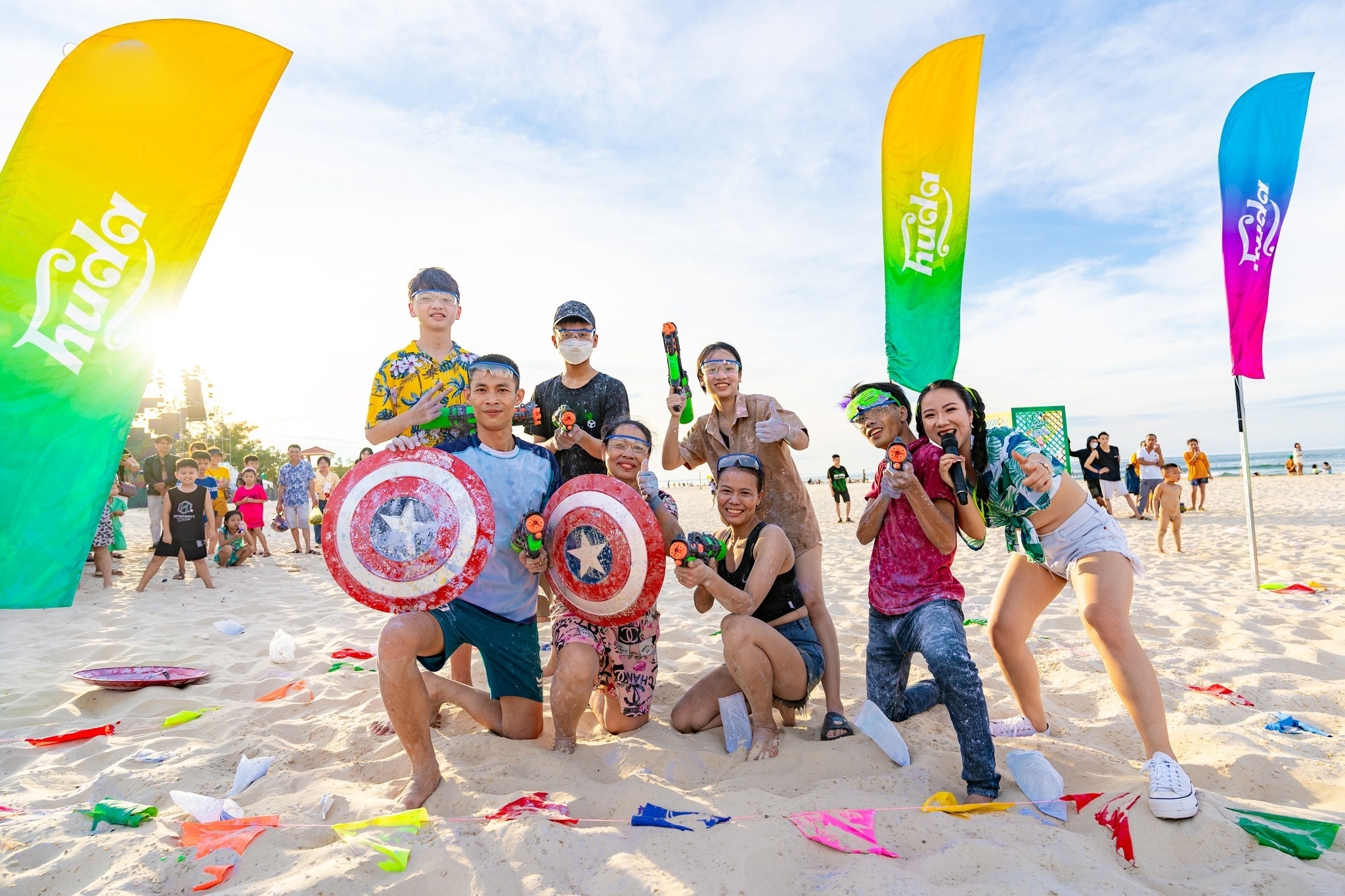 Gioi tre mien Trung khoe trai nghiem xin cung nang he khap mang xa hoi hinh anh