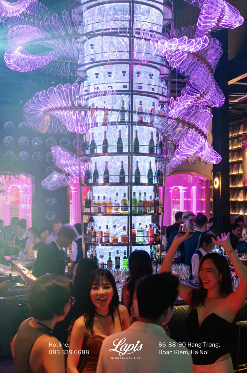 Trải nghiệm đêm đầy cảm xúc tại Lapis cocktail Hà Nội