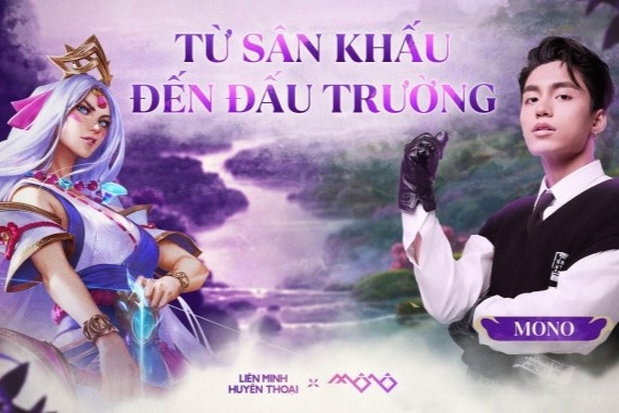 MONO khuay dong showmatch khoi dau hop tac Lien Minh Huyen Thoai hinh anh