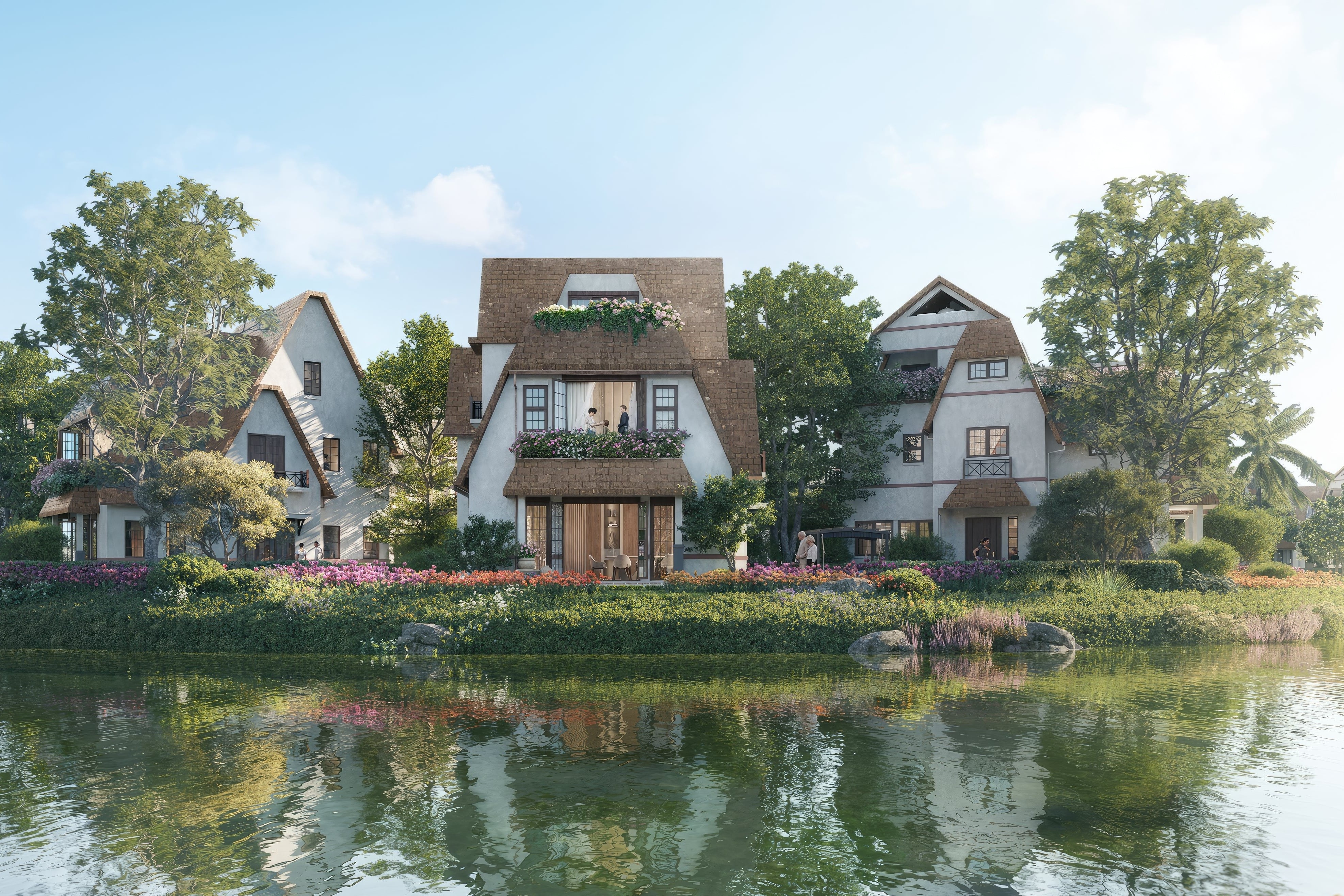 Nha sang lap Ecopark ra mat Dao chau Au tai Nghe An hinh anh