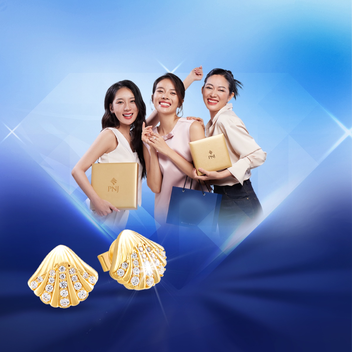 Trang sức trở thành lựa chọn hàng đầu của phái nữ trước xu hướng làm đẹp thông minh. Ảnh: PNJ.