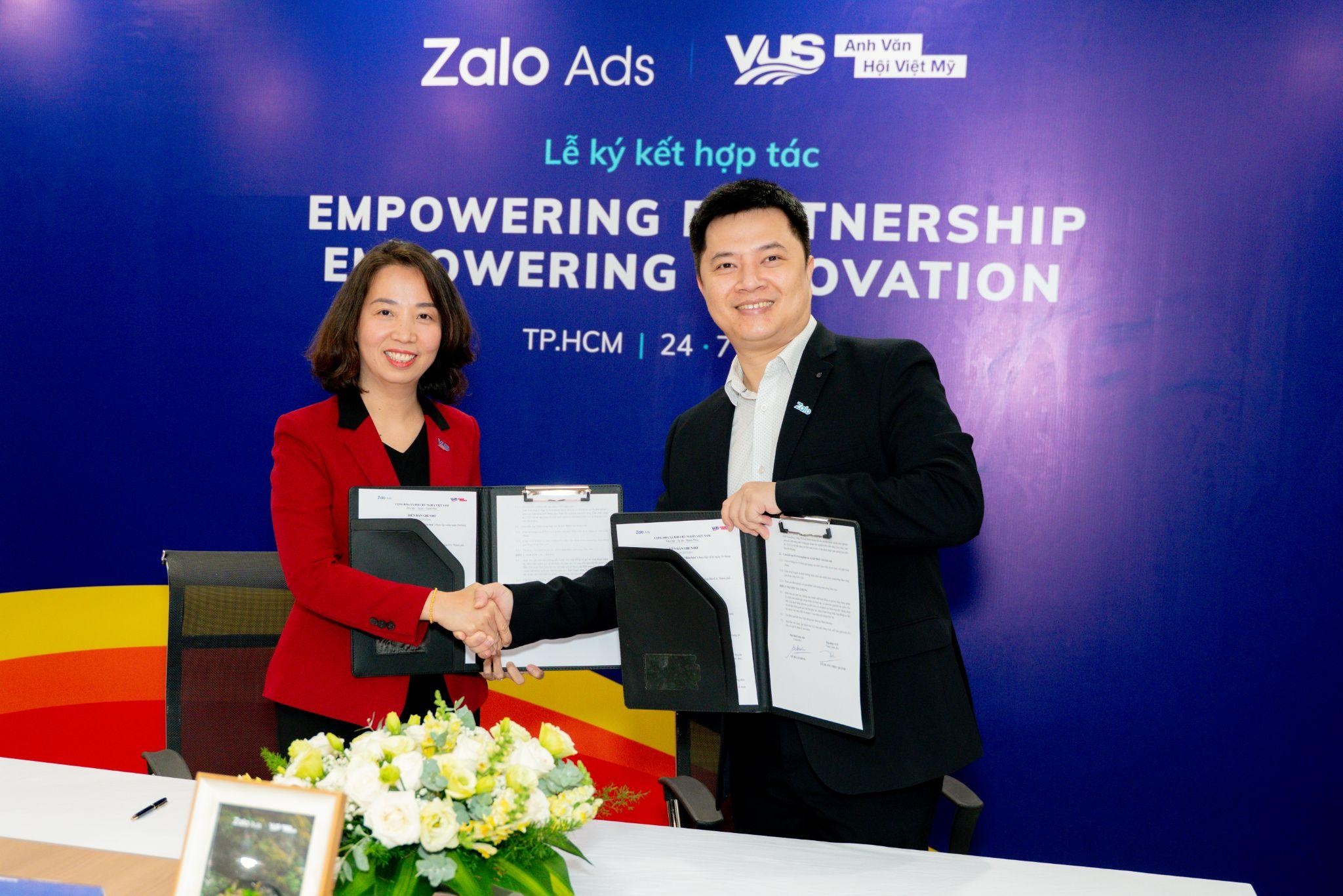 VUS bat tay Zalo Ads, dinh hinh lai truyen thong tuyen sinh giao duc hinh anh