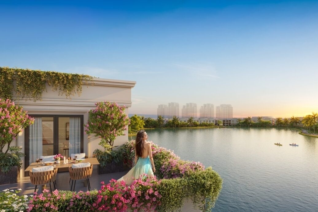 Swan Lake - nhung ngoi nha co 'trai tim xanh' tai Vinhomes Green City hinh anh