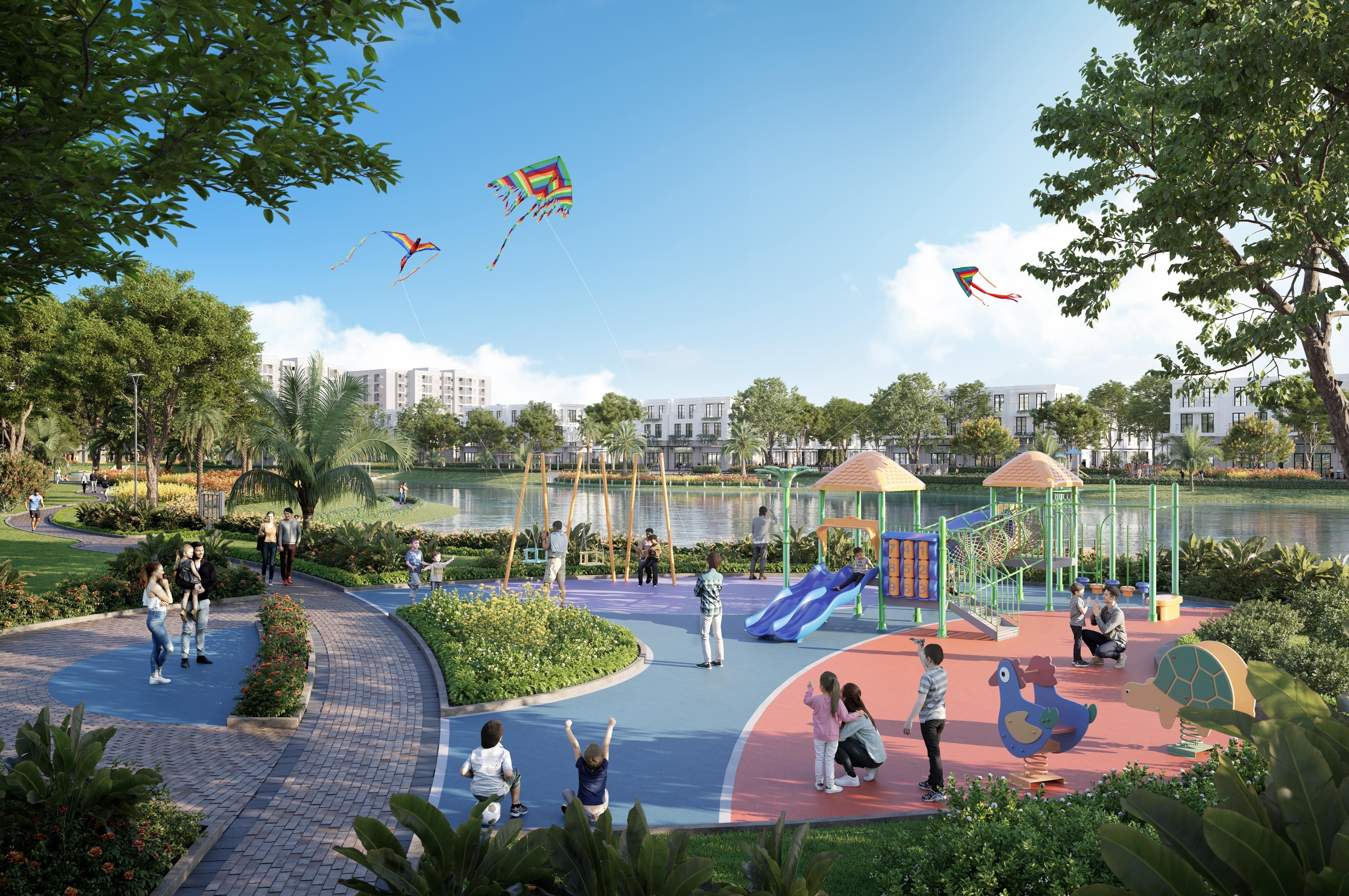 Nam Long II Central Lake - khong gian song tron ven cho the he tre hinh anh