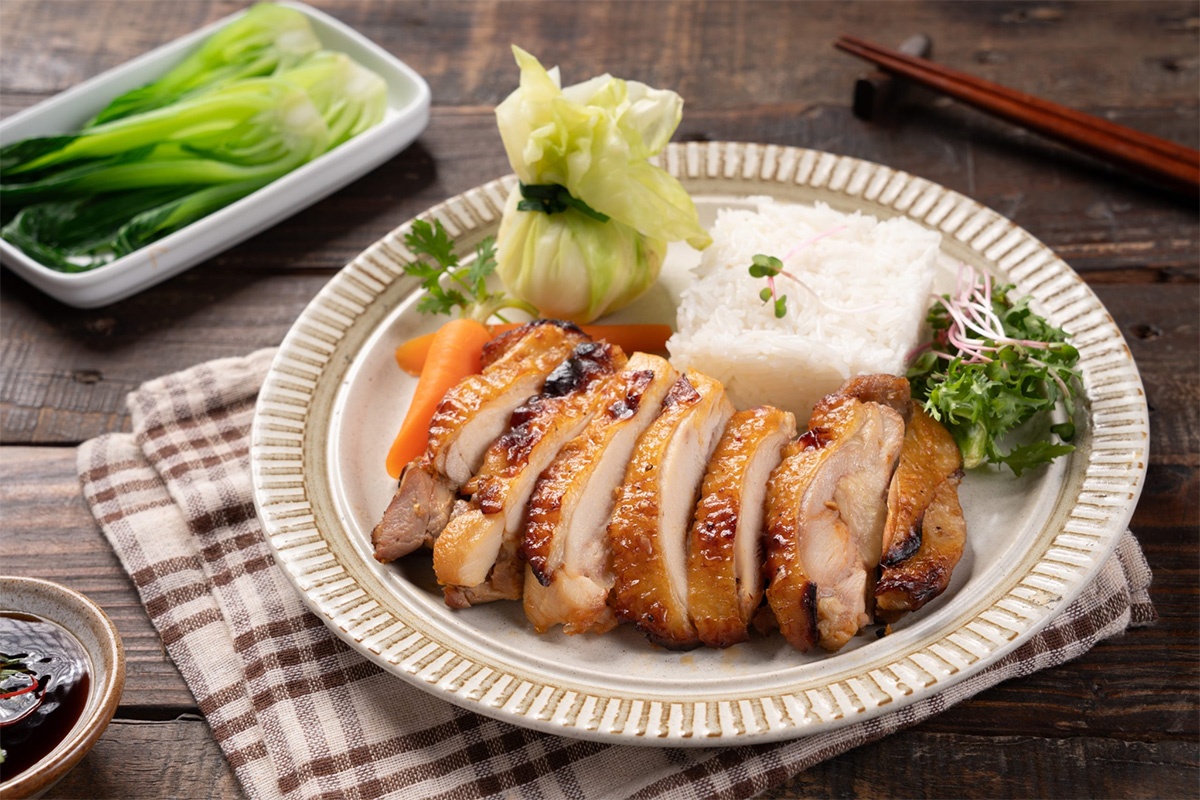 Ga My nuong ngu vi - mon ngon giau dinh duong cho ngay tuu truong hinh anh