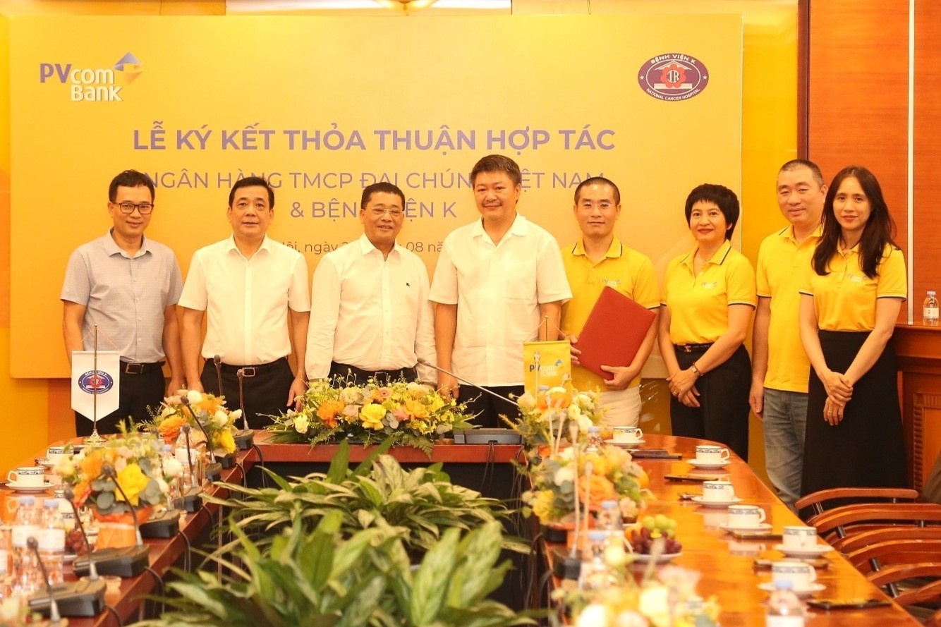PVcomBank va Benh vien K hop tac chuyen doi so trong linh vuc y te hinh anh