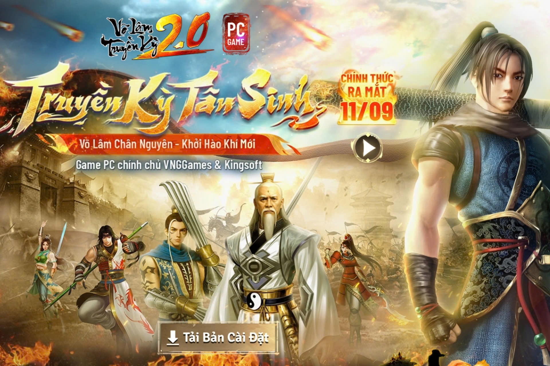 Vo Lam Truyen Ky 2.0 PC chinh thuc ra mat hinh anh