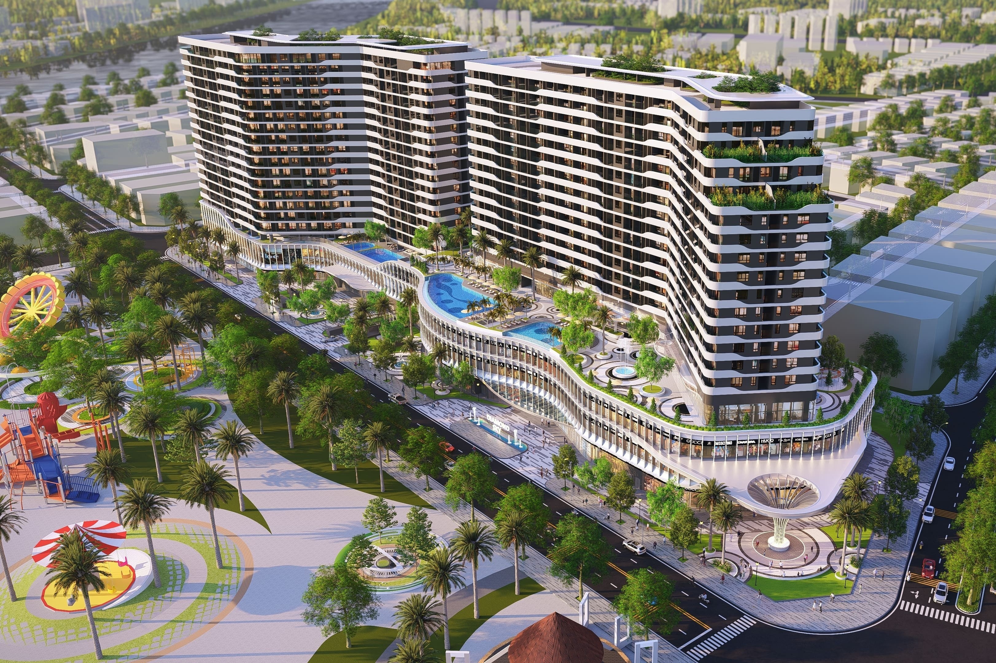 Vi the cua Diamond Sky tren thi truong bat dong san hinh anh