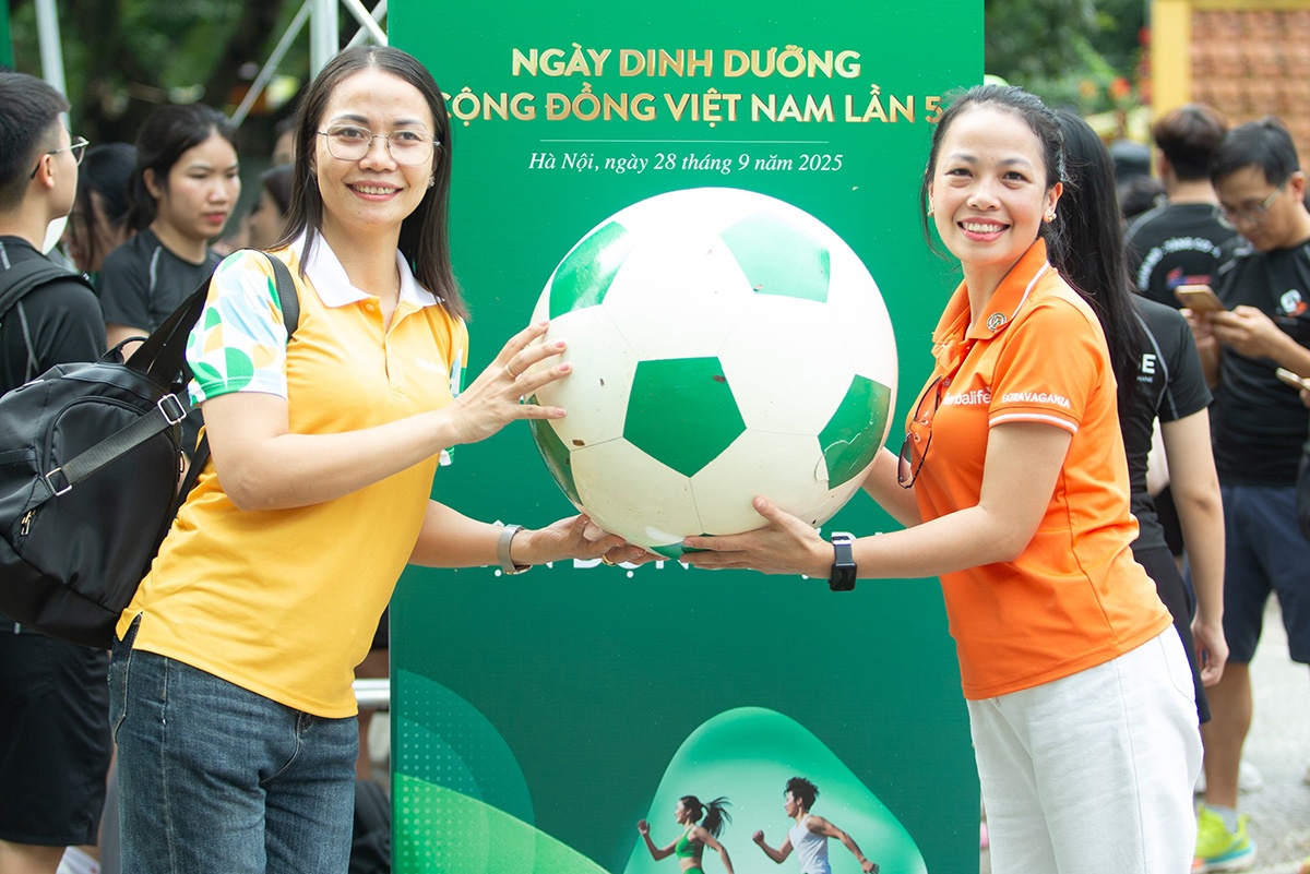 Herbalife lan toa loi song tich cuc tai 'Ngay Dinh duong Cong dong' hinh anh