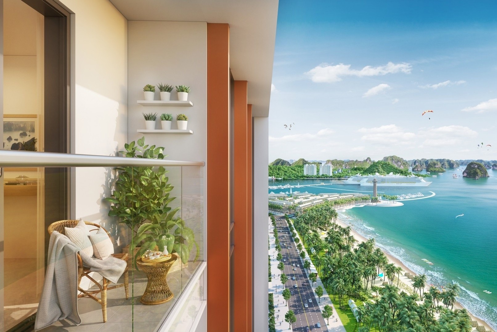 Sun Centro Town - song, nghi duong giua trung tam vinh di san Ha Long hinh anh