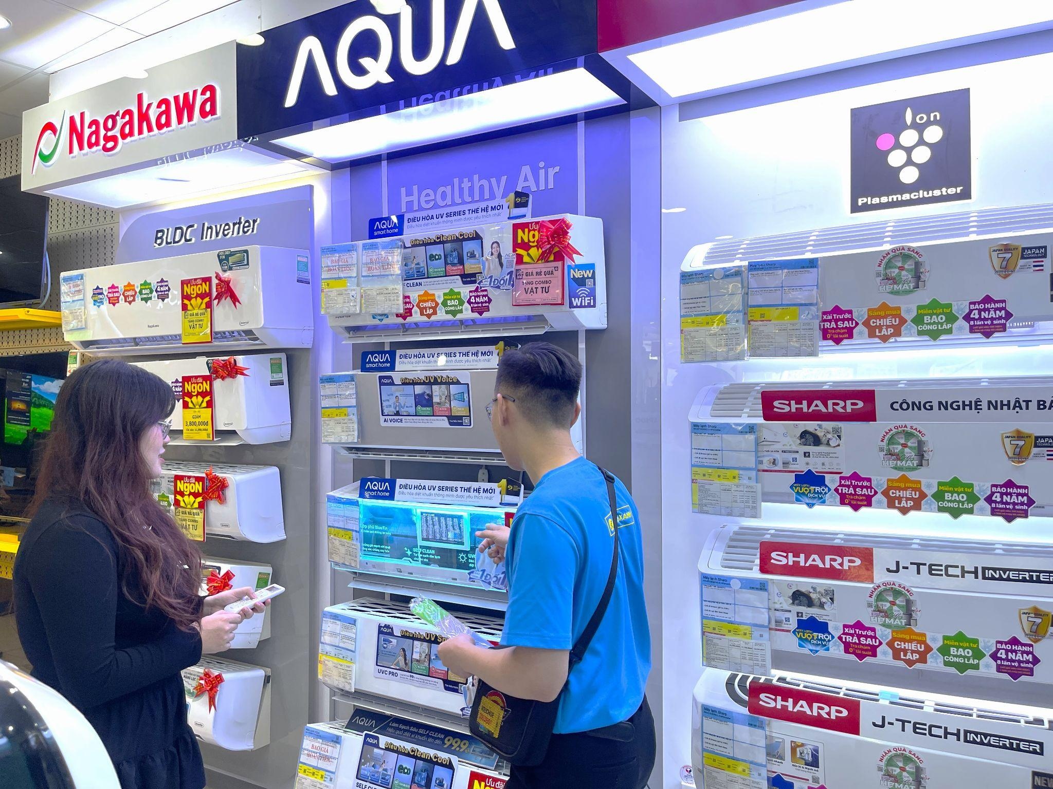 Mua may lanh trai mua tai Dien may Xanh voi gia giam sau, qua hap dan hinh anh