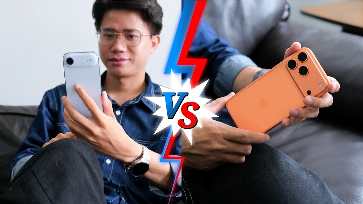 iPhone Air va iPhone 17 Pro Max: Chon may sieu mong hay mau doc dao? hinh anh