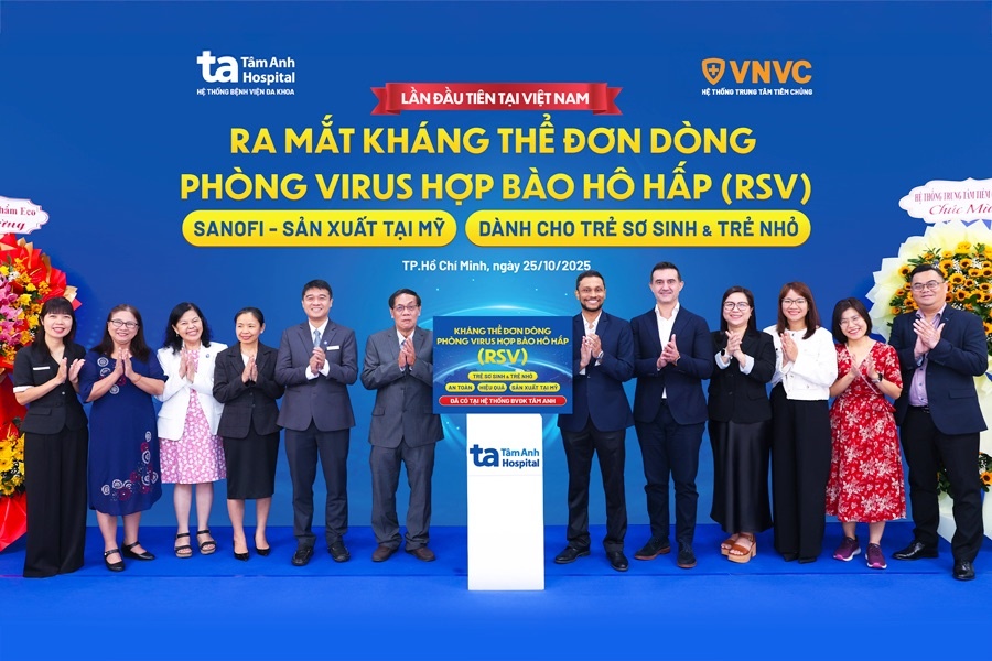 Viet Nam lan dau co khang the don dong phong viem phoi do RSV cho tre hinh anh