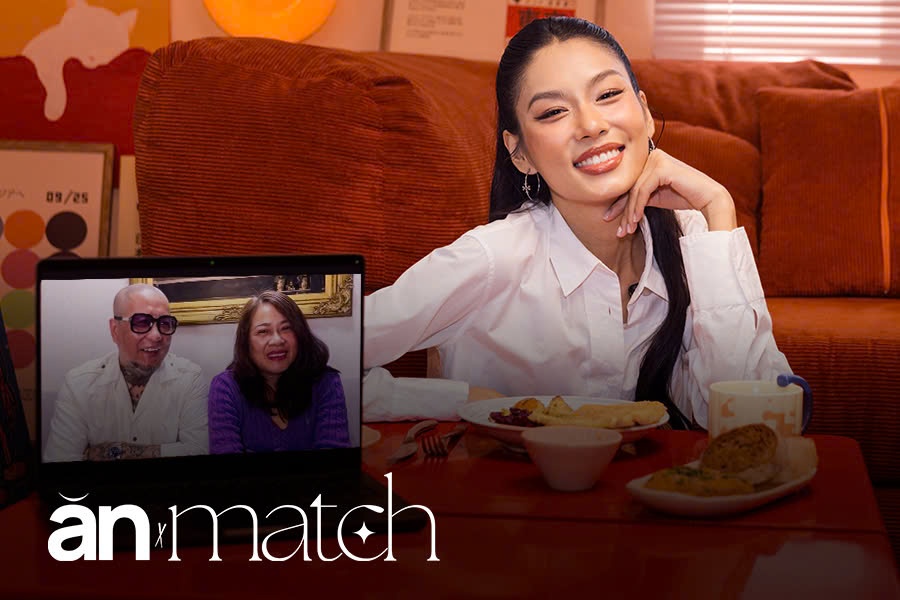 A hau Thao Nhi Le roi nuoc mat khi ngoi an voi bo me qua video call hinh anh