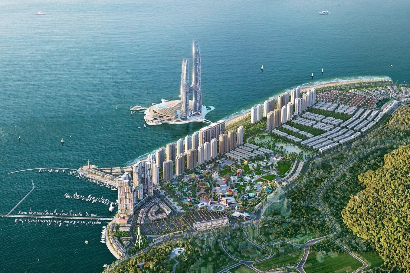 Sun Elite City kien tao he tien ich chuan 5 sao giua long Bai Chay hinh anh