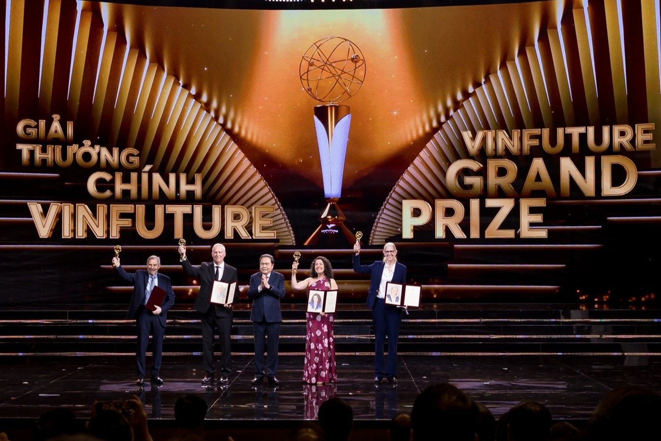 VinFuture 2025 vinh danh 4 cong trinh khoa hoc dot pha vi nhan loai hinh anh