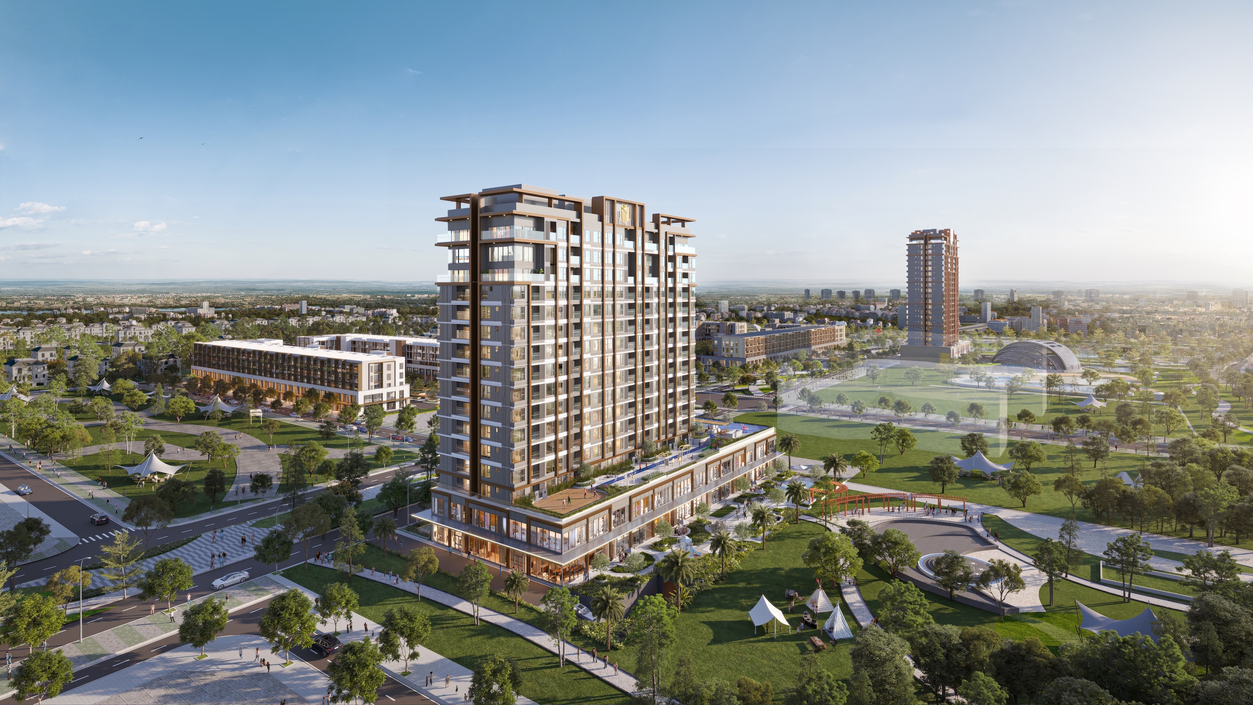 Masteri Sky Quarter ra mat to hop can ho cao tang tai Wonder City hinh anh