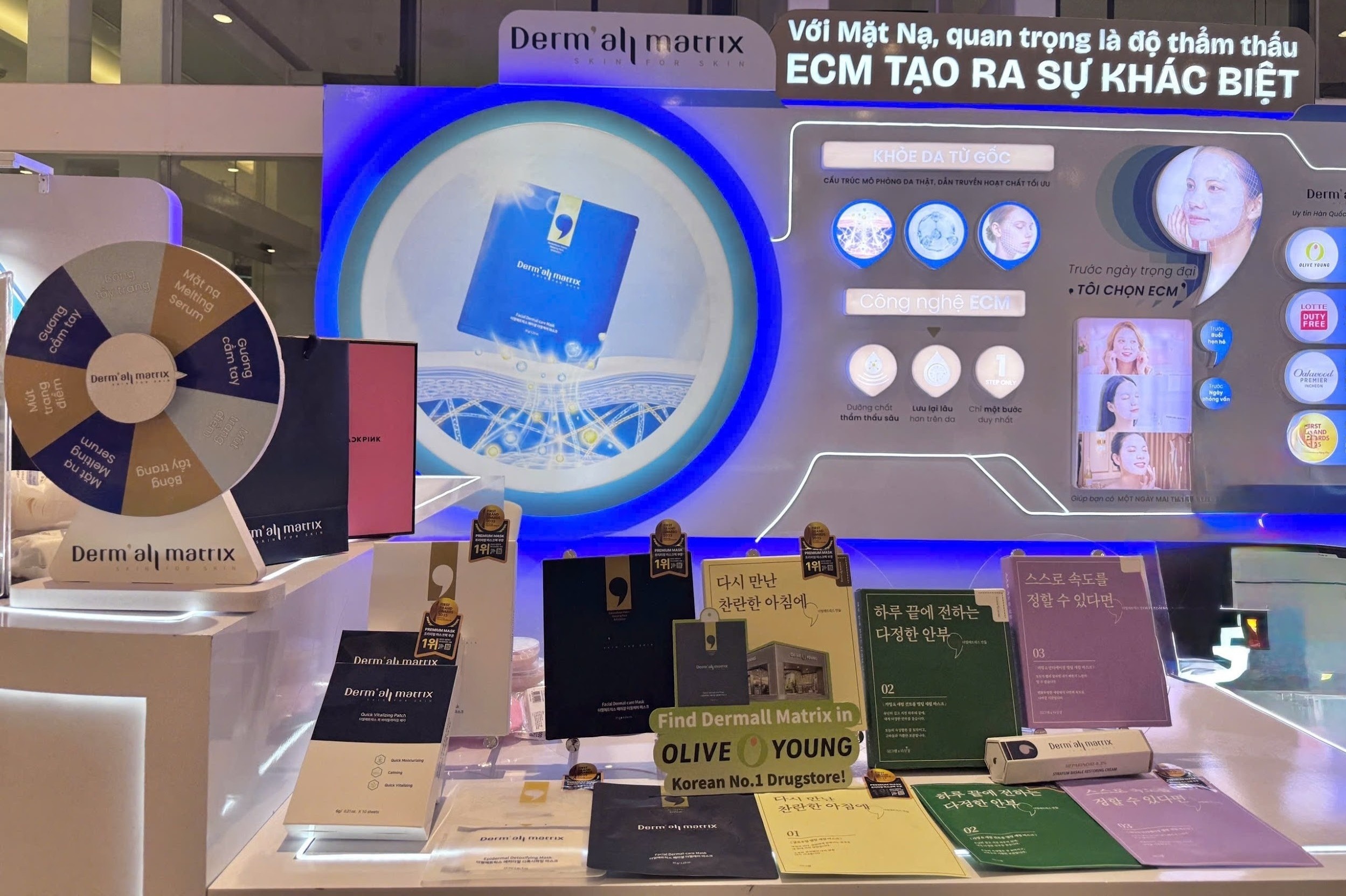 Trai nghiem cong nghe mat na ECM tai pop-up store Dermall Matrix hinh anh