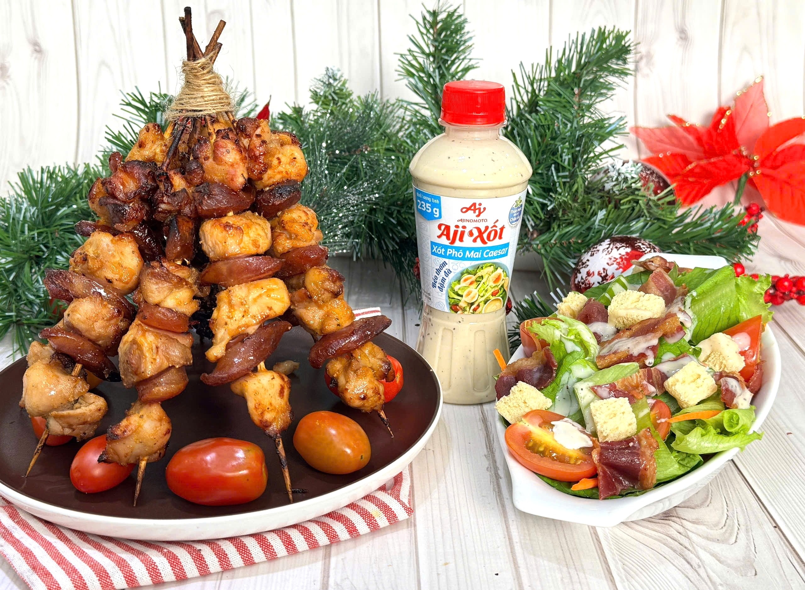 Xot pho mai Caesar 'Aji-Xot' - mang am thuc Italy vao can bep Viet hinh anh