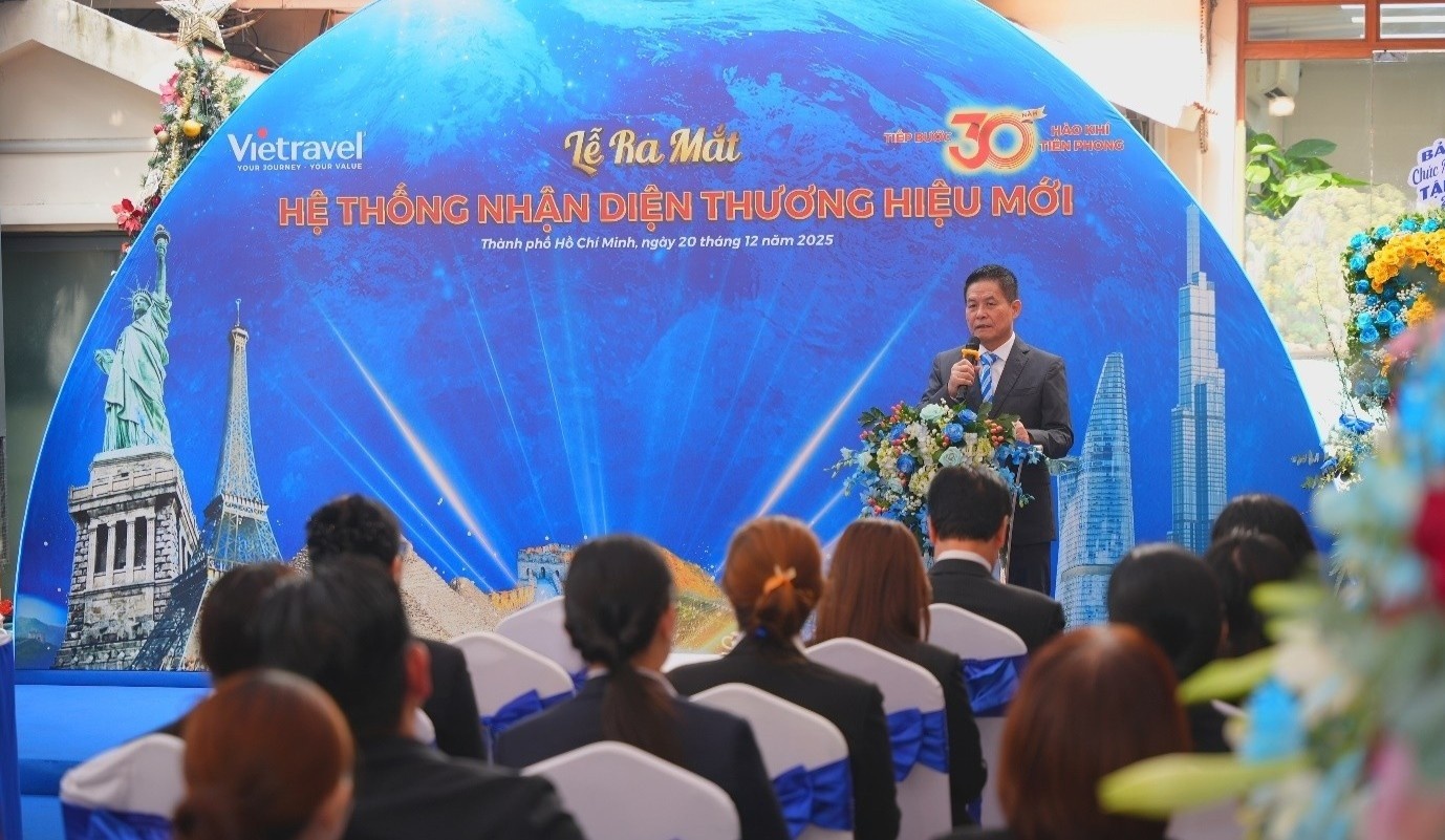 Vietravel ra mat nhan dien thuong hieu moi, danh dau 30 nam phat trien hinh anh