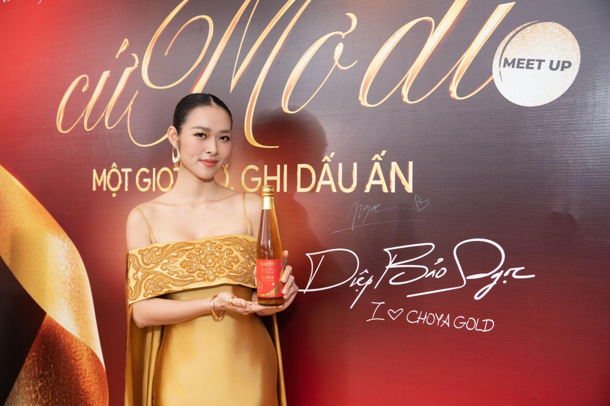 Choya Gold hop tac Diep Bao Ngoc ra mat bo qua Tet gioi han hinh anh