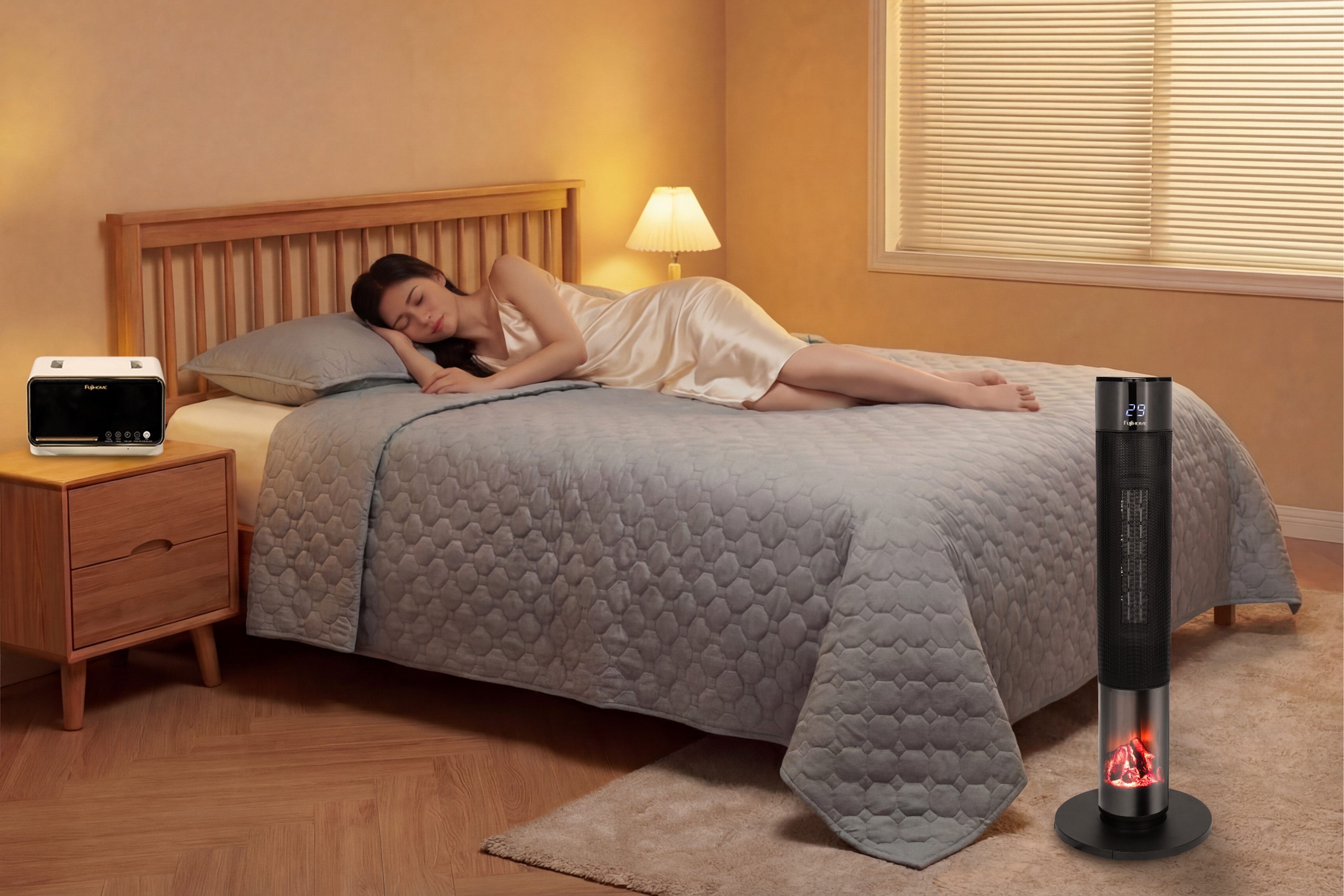 Chan dien, may suoi - lam sao de am ma khong lo chay? hinh anh