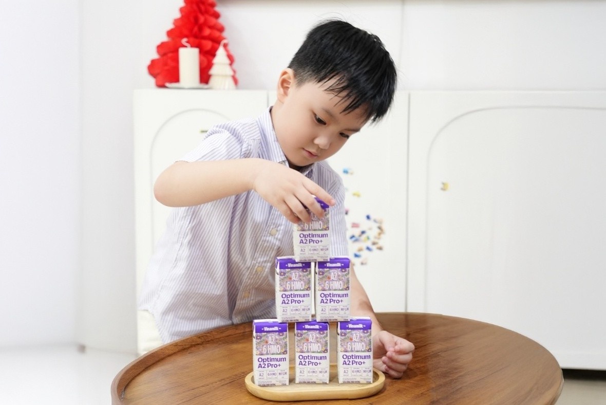 Vinamilk chinh thuc ra mat sua uong dinh duong Optimum A2 Pro+ hinh anh