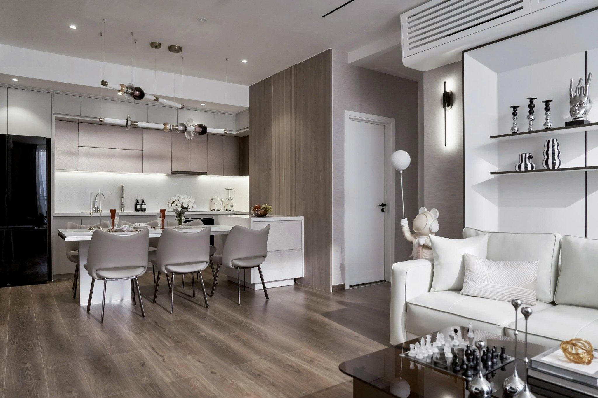 Can ho 70 m2 va cau chuyen thiet ke noi that khong chi de nhin hinh anh