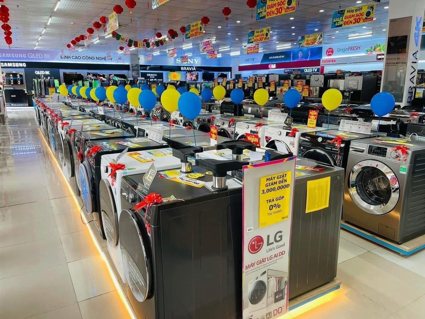 Ly do doanh so may giat LG tai Dien may Xanh tang manh dip can Tet hinh anh