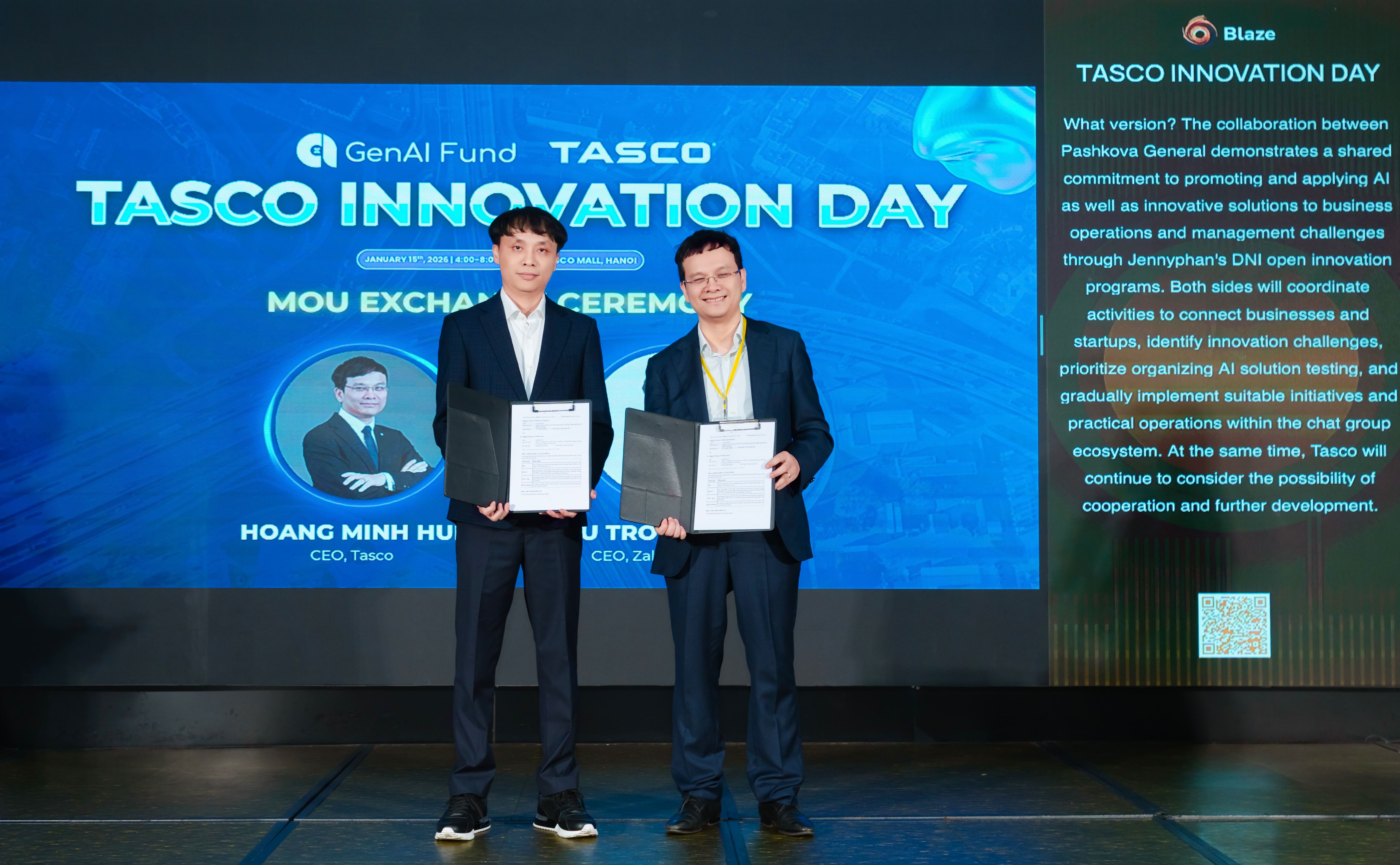 Zalo,  Tasco,  hop tac,  AI,  di dong,  thong minh,  do thi so anh 1