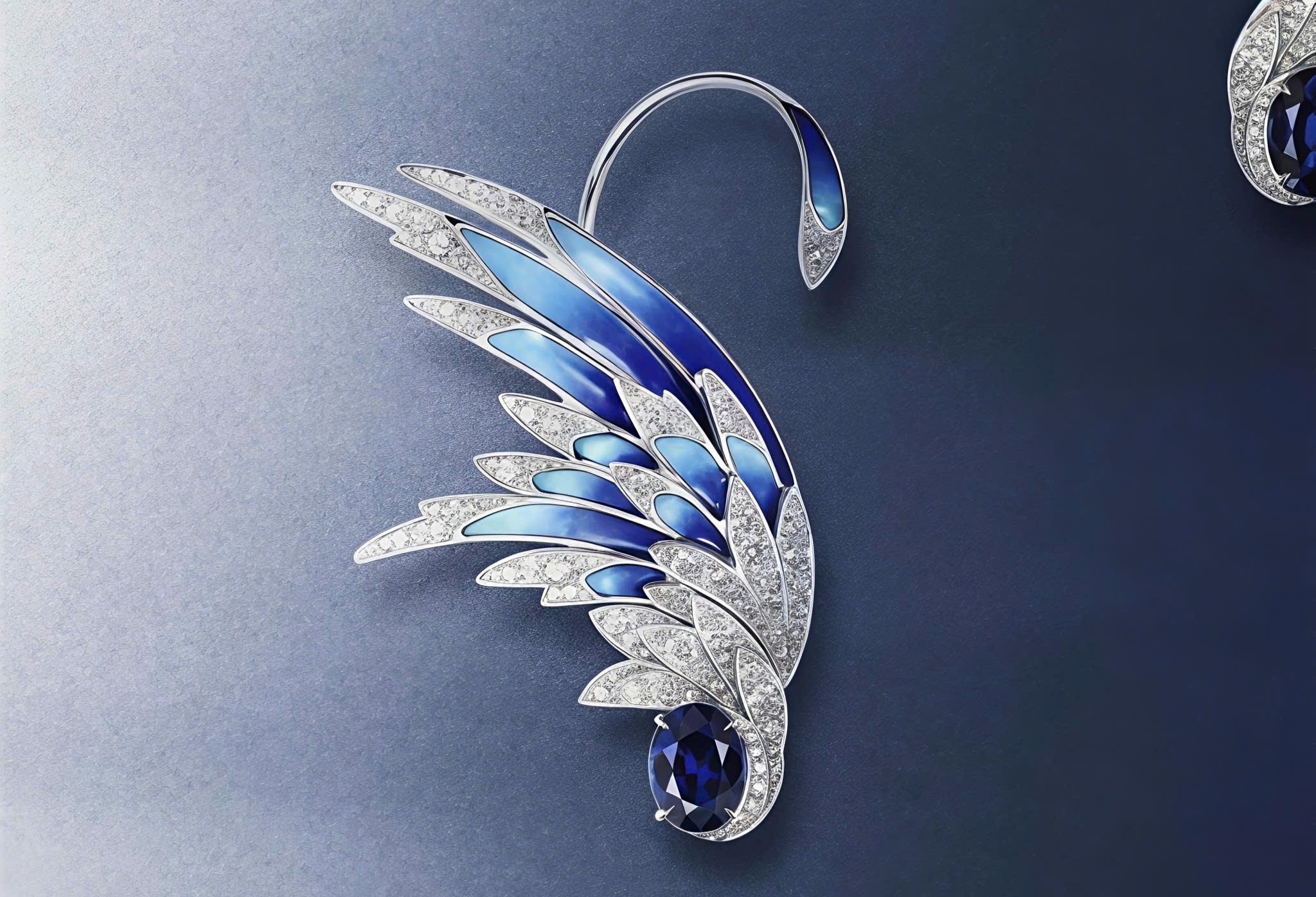 Chaumet Envol - doi canh ngoc giua bau troi xanh hinh anh