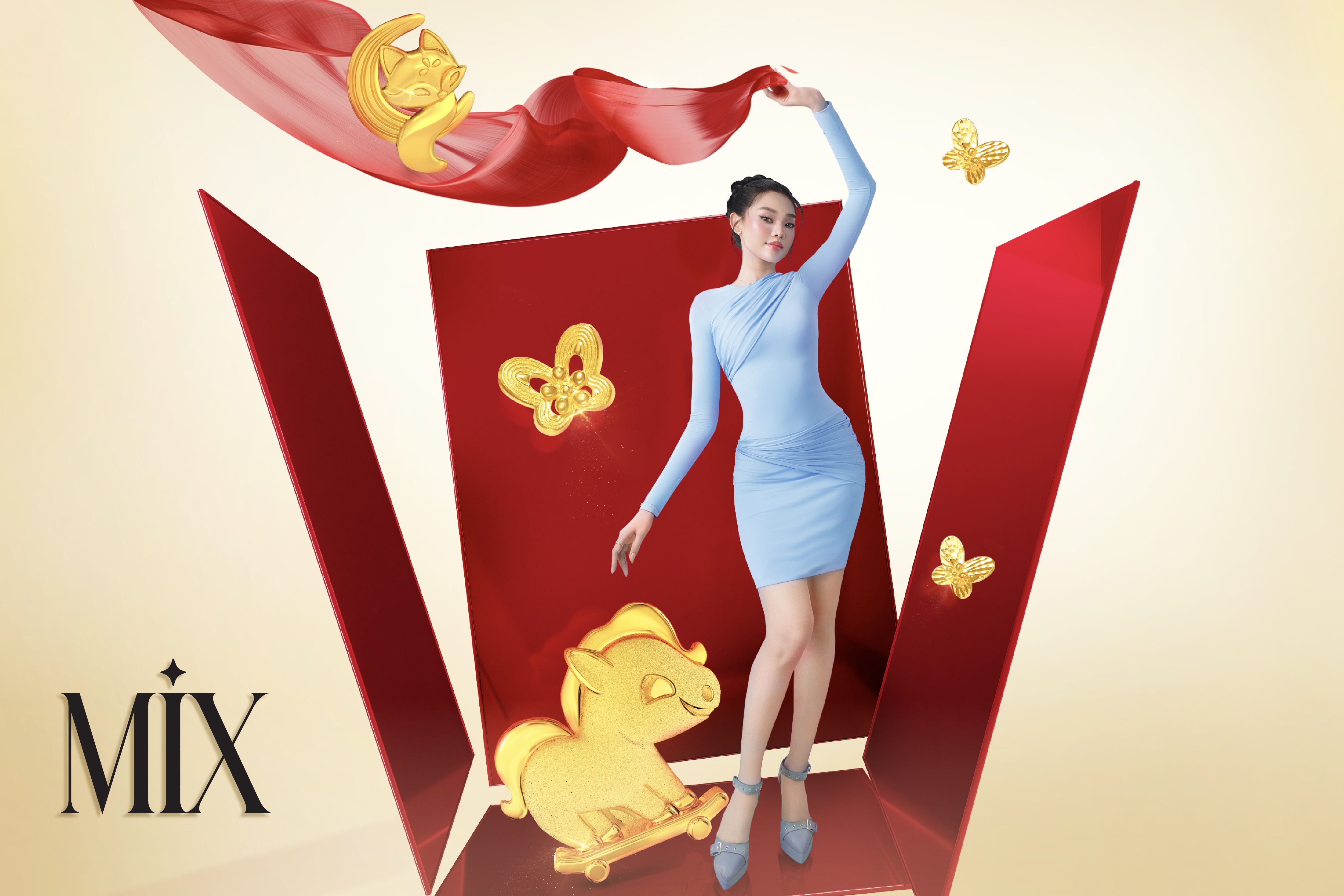 Dien vang 99% trendy, nang Gen Z thang hang giao dien du xuan ruoc loc hinh anh