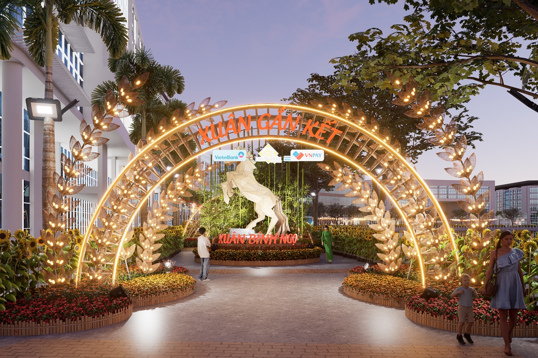 Loat diem check-in tren duong hoa Phu My Hung dip Tet Binh Ngo 2026 hinh anh