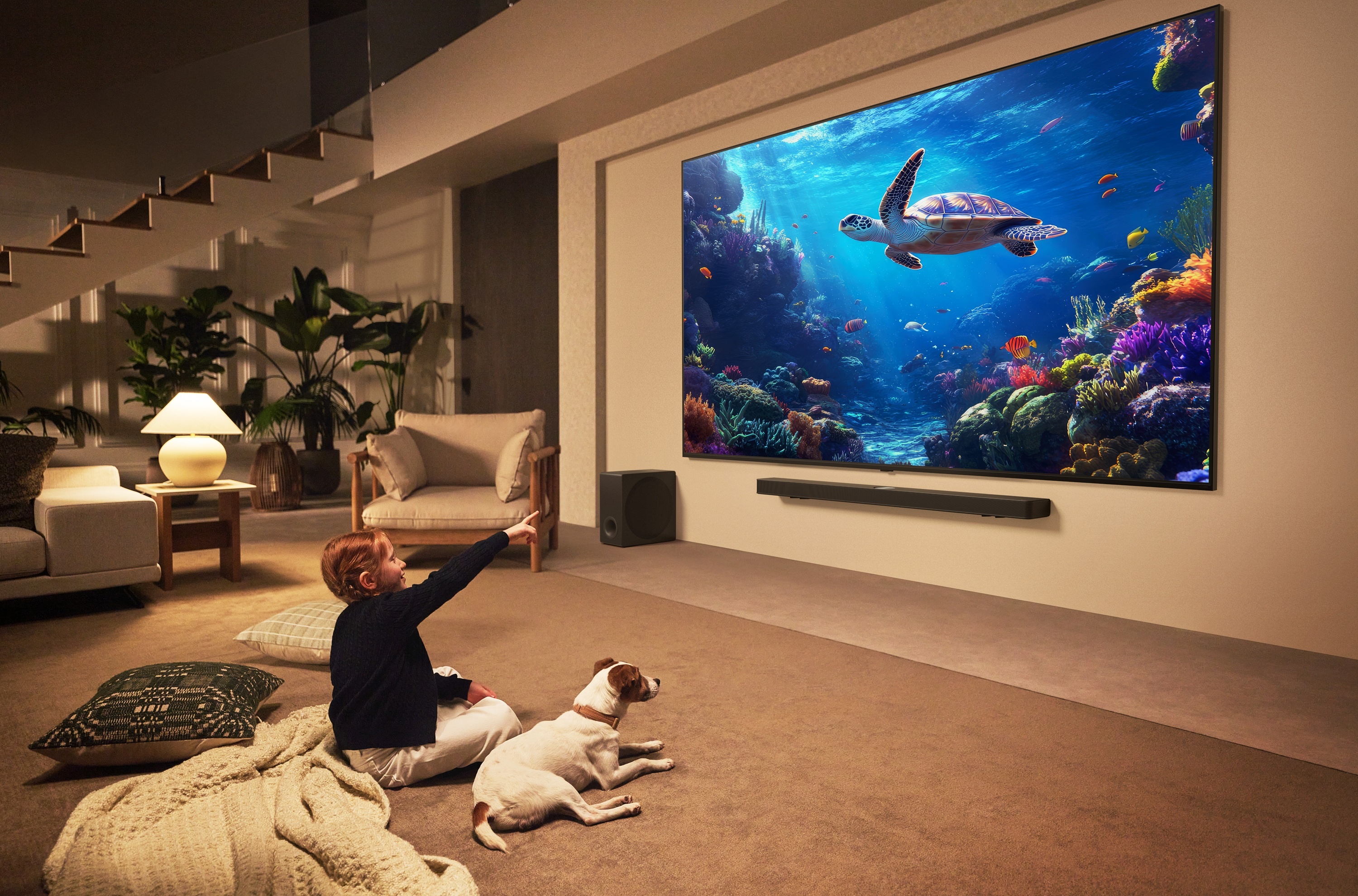 TV LG kich thuoc lon nang tam trai nghiem giai tri mua Tet hinh anh