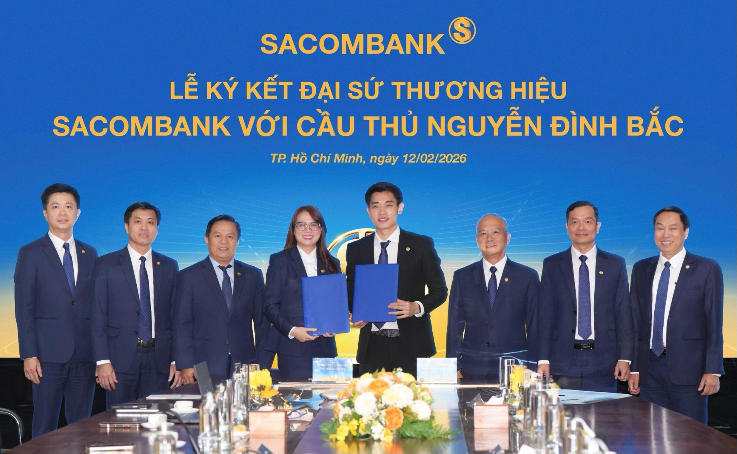 Dinh Bac tro thanh dai su thuong hieu cua Sacombank hinh anh