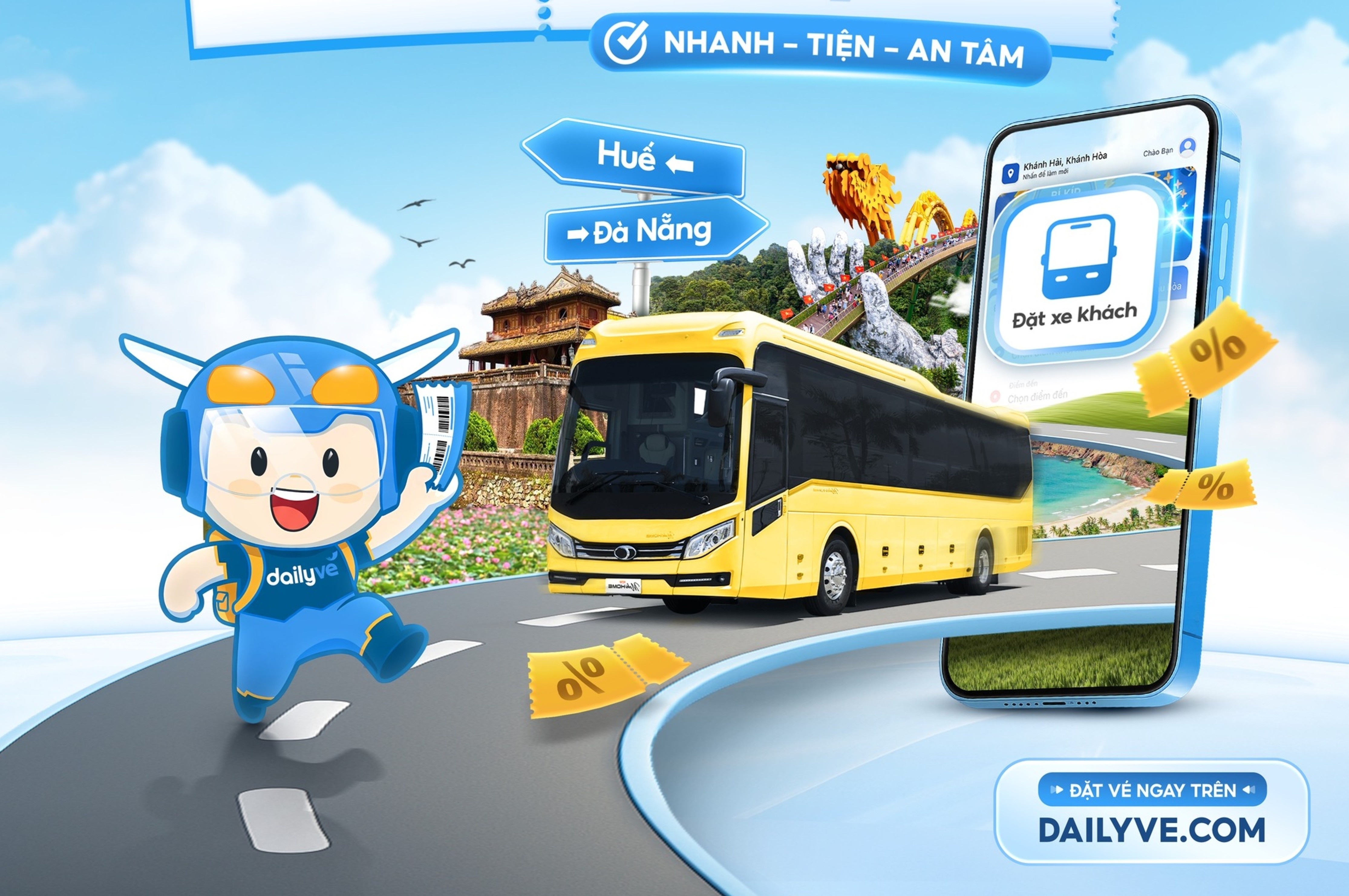 Dailyve ho tro dat ve may bay, tau hoa, xe khach mua du lich hinh anh