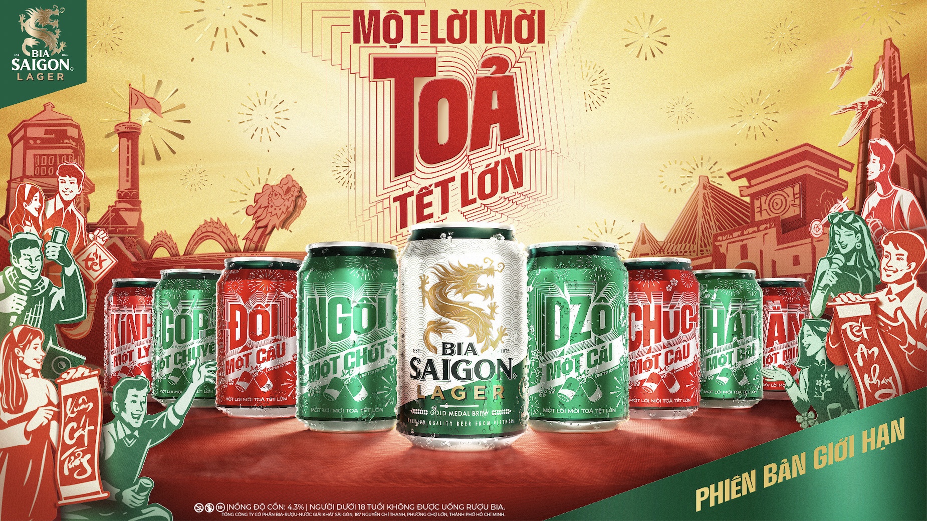 Bia Saigon tai dinh nghia 'Tet lon': Loi moi nho mo niem vui gan ket hinh anh