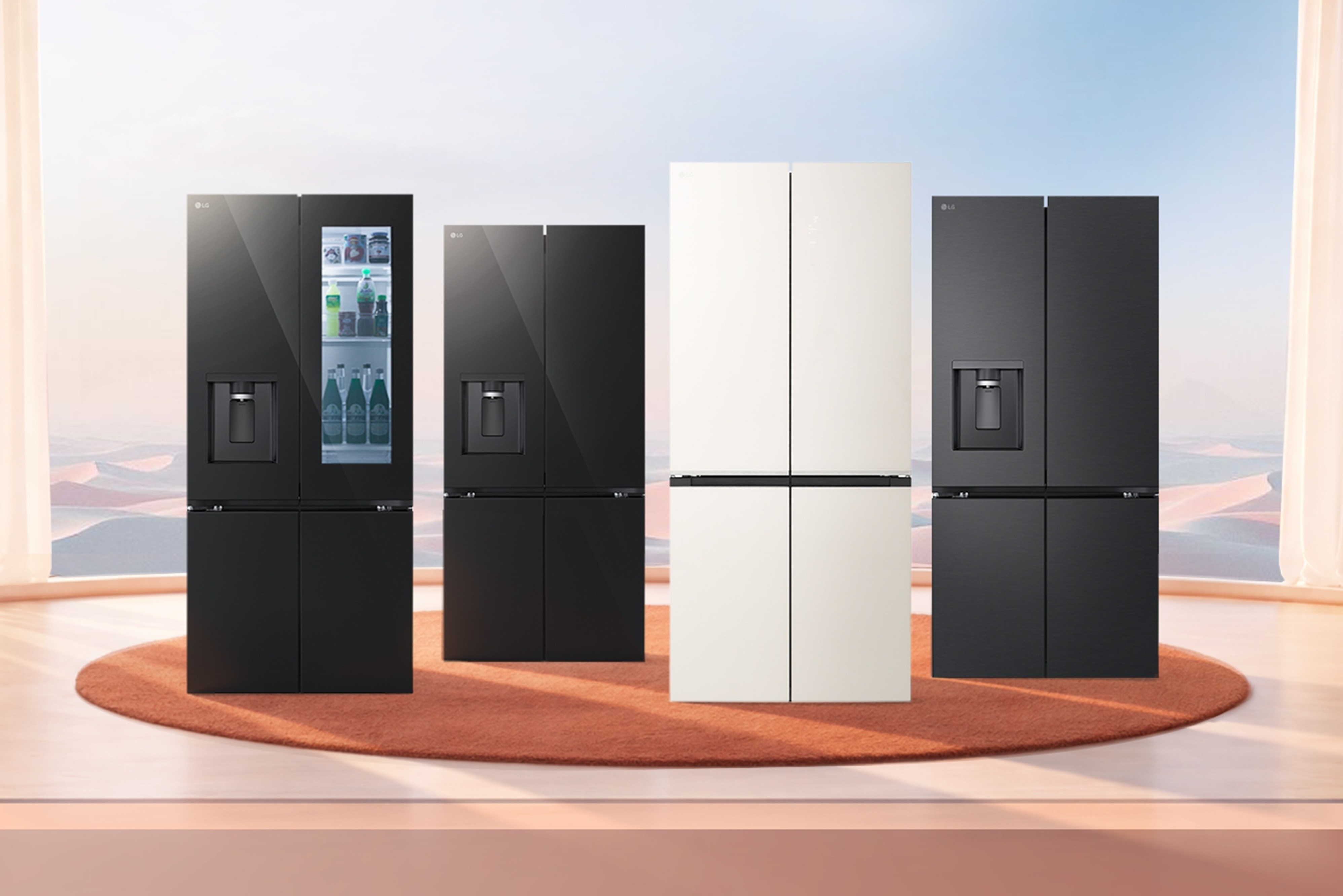 Tu lanh 4 canh dan dau xu huong nang cap khong gian bep hien dai hinh anh