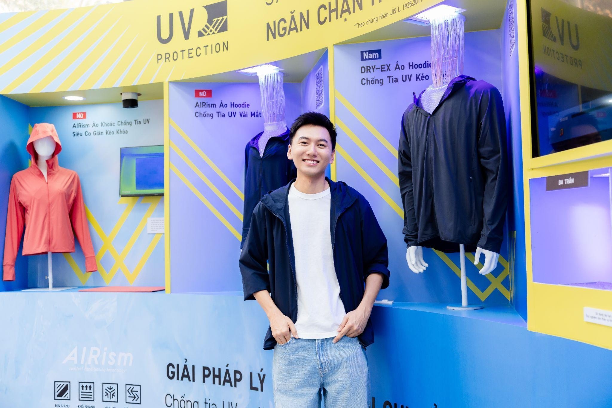 Chao he cung khong gian trai nghiem cong nghe chong tia UV cua Uniqlo hinh anh